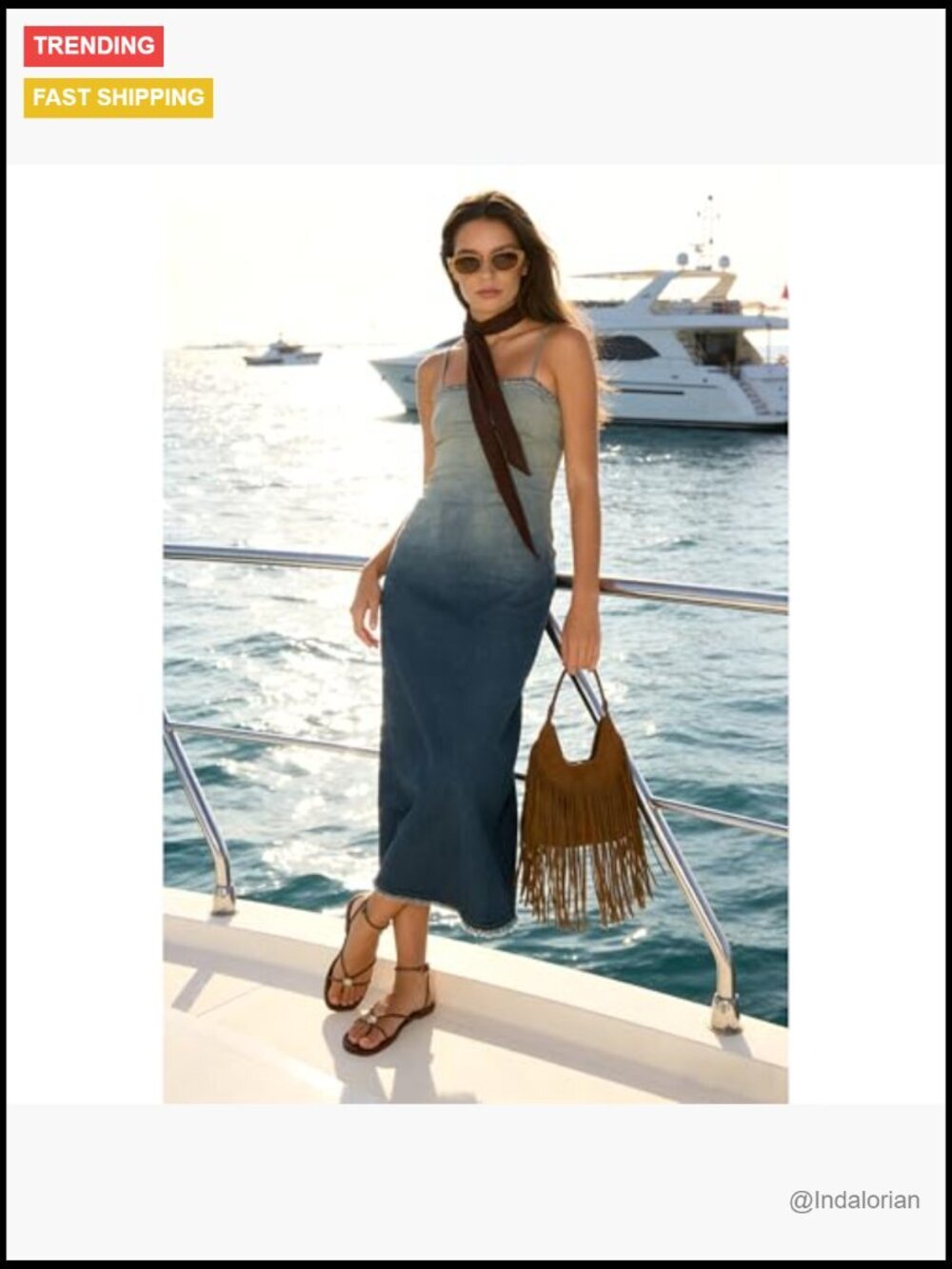 Strappy Flat Sandals with Adjustable Buckle Closure and Gold Ball Detailing - Picture 3 of 7